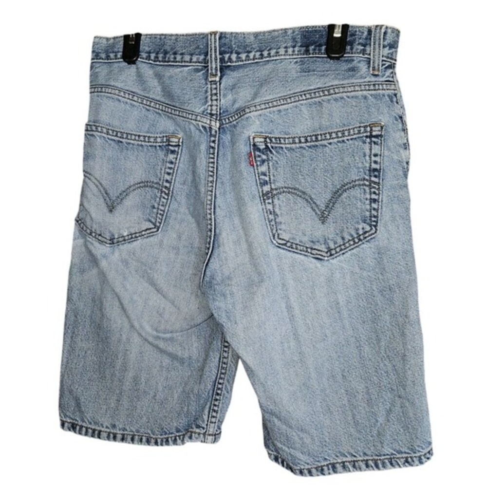 Levi's 505 Blue Jean Shorts Men's‎ W32 Light Wash Regular Denim Cotton Vintage